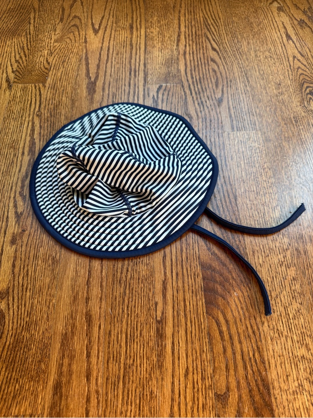 Hanna Andersson Striped Swim Sun Hat Sz S